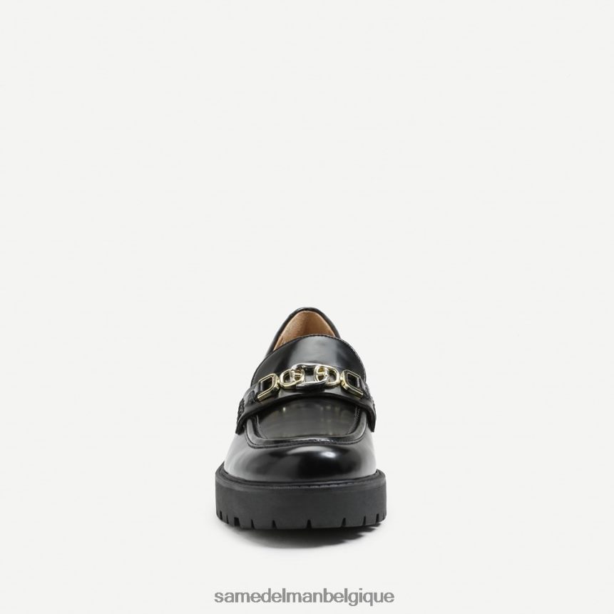 mocassins à semelle crantée teagan Sam Edelman femmes vernis noir JZ0XZ0395 chaussure