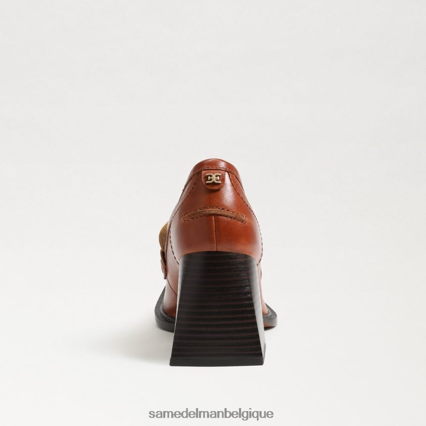 mocassins à talon bloc quincy Sam Edelman femmes brun rouille JZ0XZ0630 chaussure