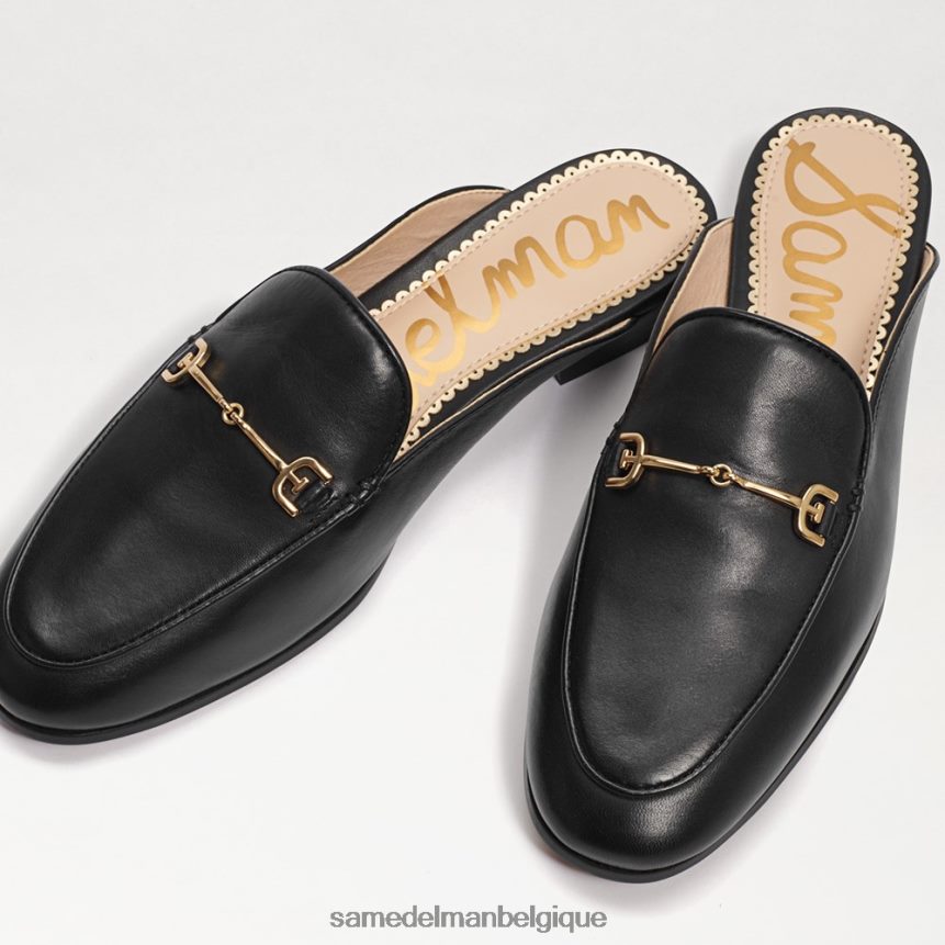 Linnie Bit Mule Sam Edelman femmes Cuir noir JZ0XZ079 chaussure