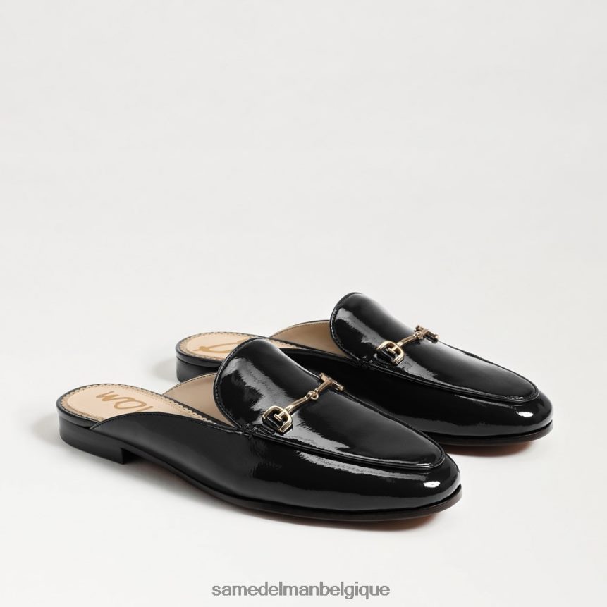 Linnie Bit Mule Sam Edelman femmes vernis noir JZ0XZ084 chaussure