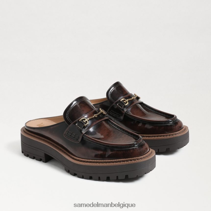 mule à semelle crantée Lennon Sam Edelman femmes châtaigne JZ0XZ0464 chaussure
