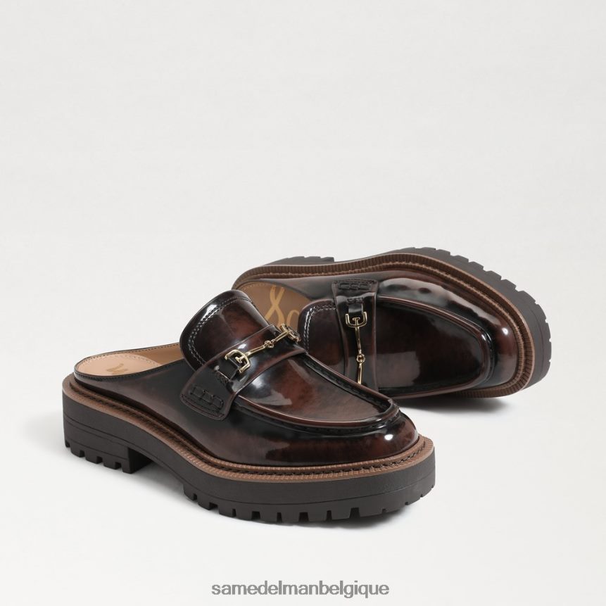 mule à semelle crantée Lennon Sam Edelman femmes châtaigne JZ0XZ0464 chaussure