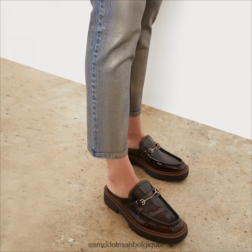 mule à semelle crantée Lennon Sam Edelman femmes châtaigne JZ0XZ0464 chaussure