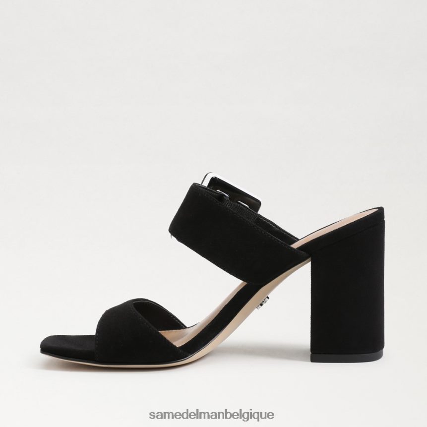 mule à talon dalton Sam Edelman femmes Suède noir JZ0XZ0565 chaussure