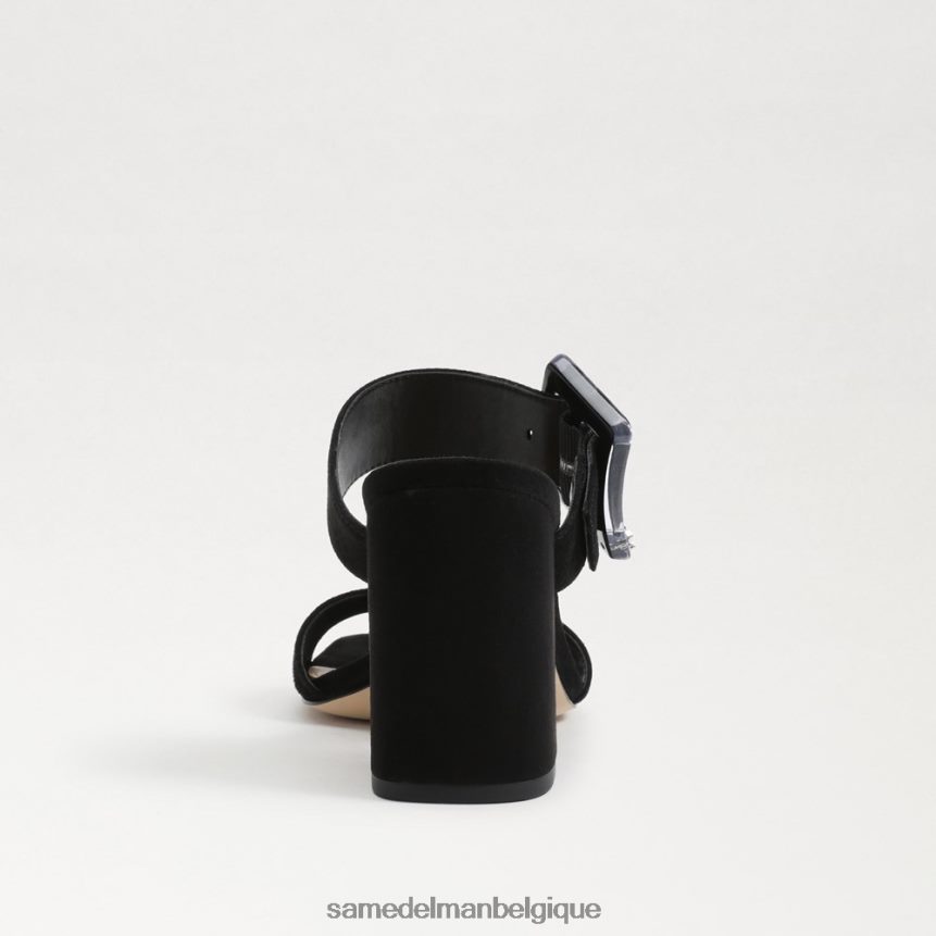 mule à talon dalton Sam Edelman femmes Suède noir JZ0XZ0565 chaussure