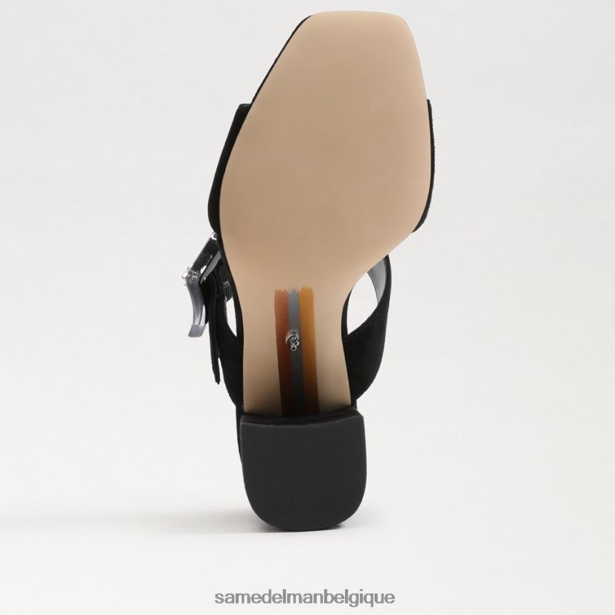 mule à talon dalton Sam Edelman femmes Suède noir JZ0XZ0565 chaussure