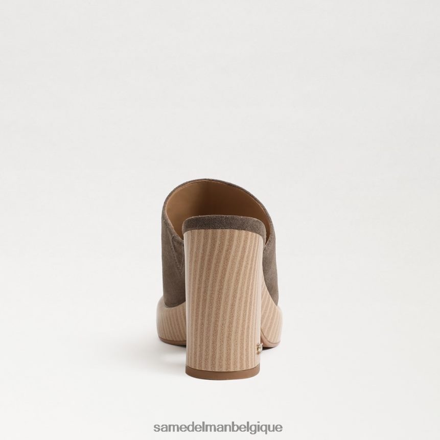 mule à talon shiloh Sam Edelman femmes daim olive du désert JZ0XZ0716 chaussure