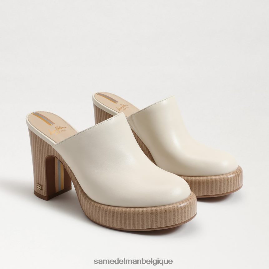 mule à talon shiloh Sam Edelman femmes ivoire moderne JZ0XZ0715 chaussure