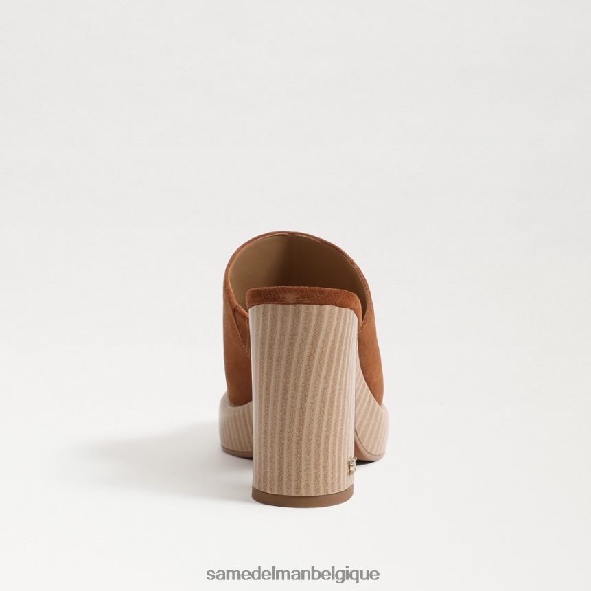 mule à talon shiloh Sam Edelman femmes marron frontière JZ0XZ0717 chaussure