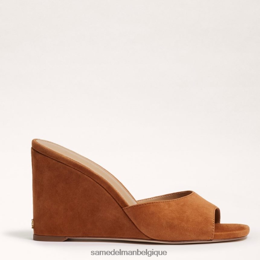 sandale compensée merrick Sam Edelman femmes daim marron JZ0XZ0614 chaussure