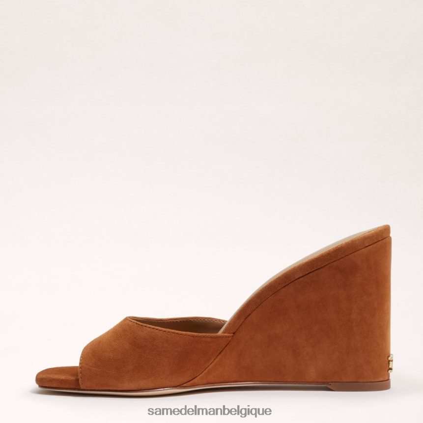 sandale compensée merrick Sam Edelman femmes daim marron JZ0XZ0614 chaussure