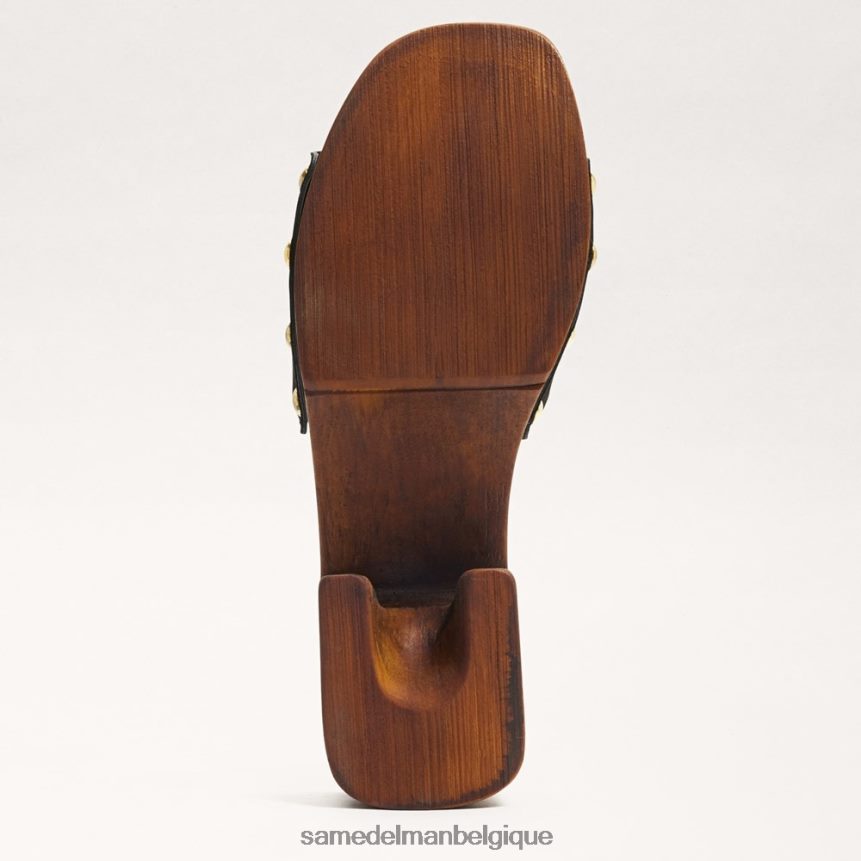 sandale mule francina Sam Edelman femmes Suède noir JZ0XZ0520 chaussure