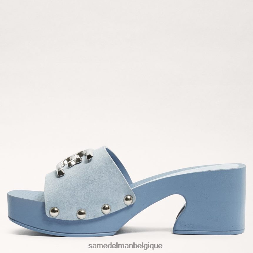 sandale mule francina Sam Edelman femmes bleu pâle JZ0XZ0521 chaussure