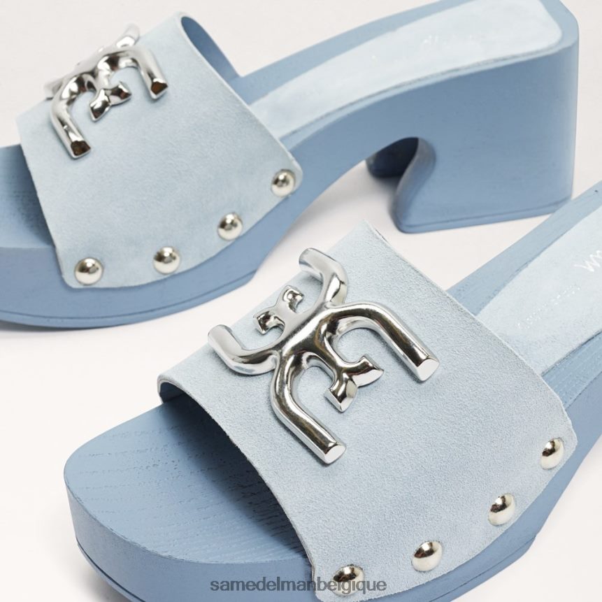 sandale mule francina Sam Edelman femmes bleu pâle JZ0XZ0521 chaussure