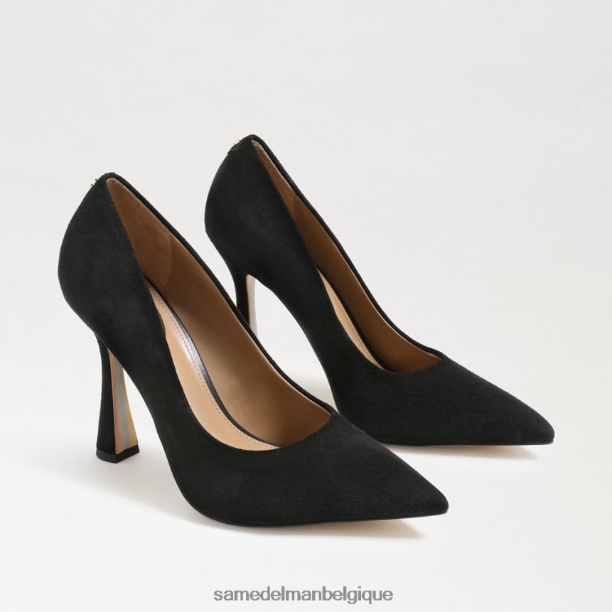 escarpin à bout pointu Antonia Sam Edelman femmes Suède noir JZ0XZ0841 chaussure