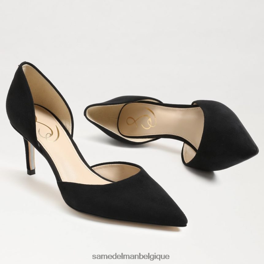 escarpin à bout pointu viv Sam Edelman femmes Suède noir JZ0XZ0367 chaussure