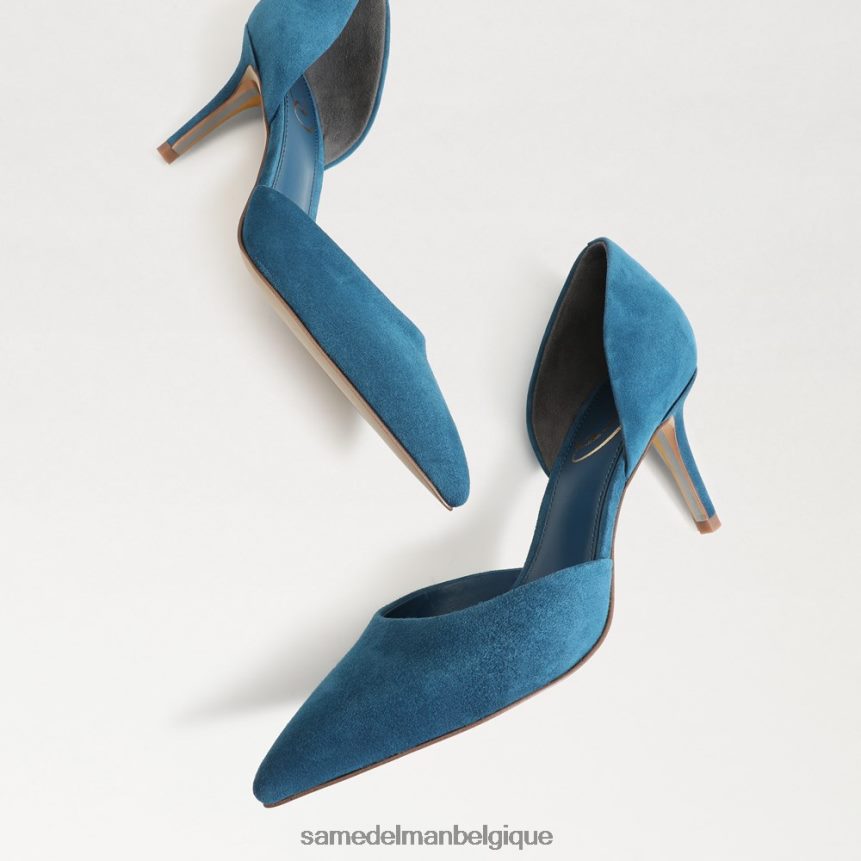 escarpin à bout pointu viv Sam Edelman femmes daim saphir JZ0XZ0369 chaussure