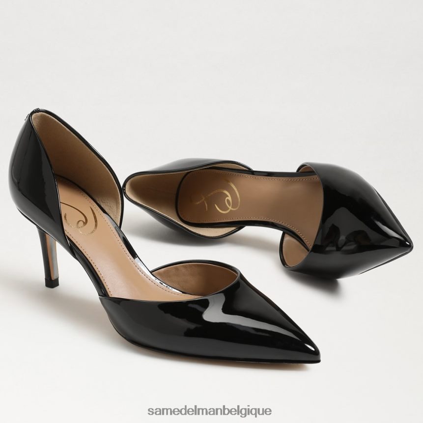 escarpin à bout pointu viv Sam Edelman femmes vernis noir JZ0XZ0363 chaussure