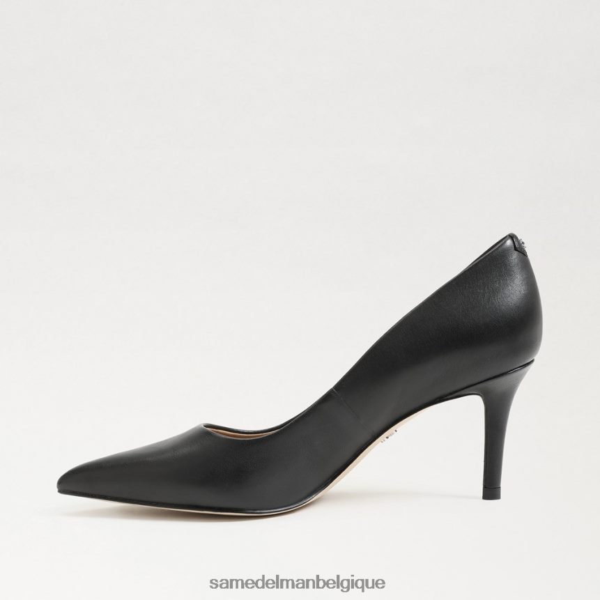 escarpin à talon chaton Vienna Sam Edelman femmes Cuir noir JZ0XZ0209 chaussure