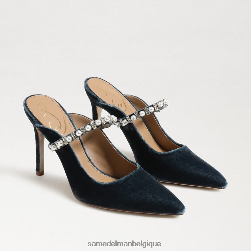 pompe mule hyland Sam Edelman femmes saphir profond JZ0XZ0524 chaussure