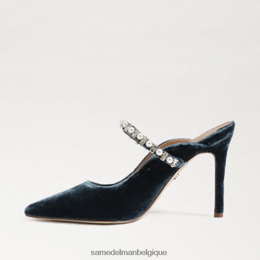pompe mule hyland Sam Edelman femmes saphir profond JZ0XZ0524 chaussure