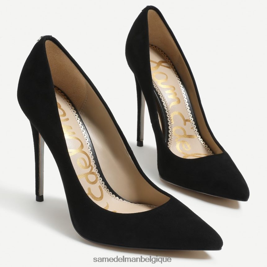 talon à bout pointu danna Sam Edelman femmes Suède noir JZ0XZ0413 chaussure