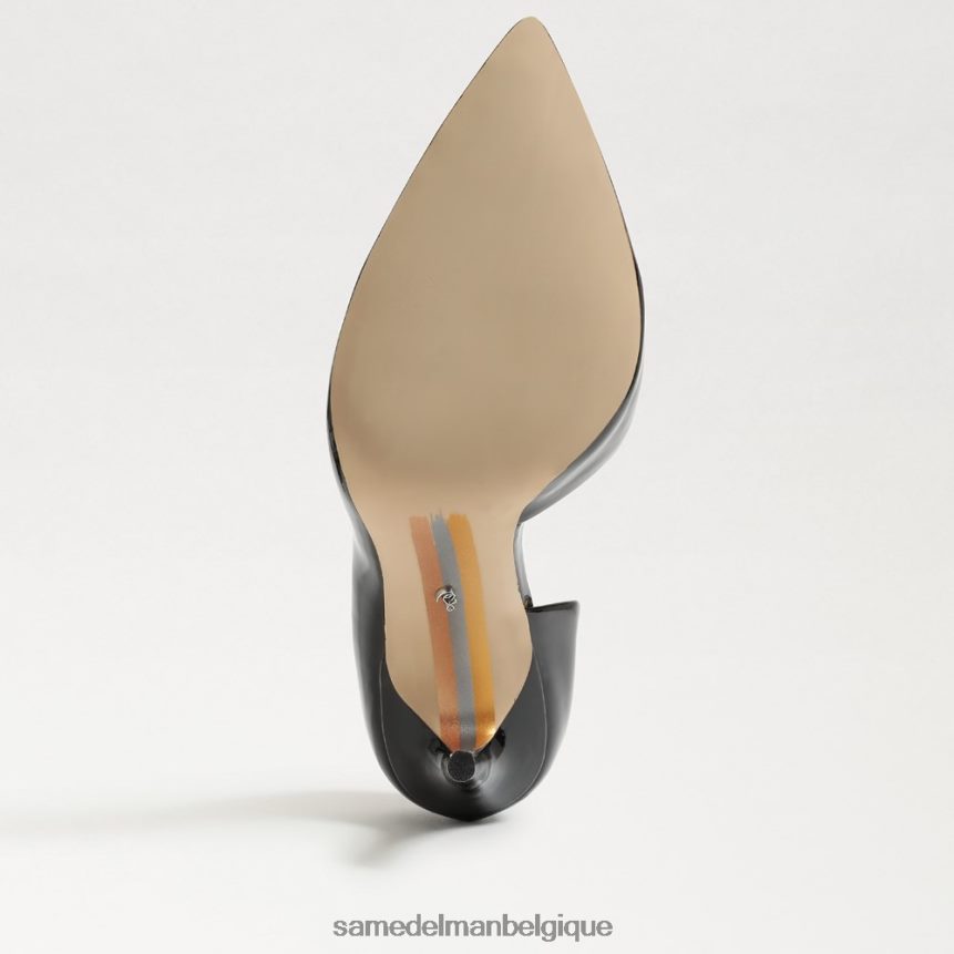 talon delores à bout pointu Sam Edelman femmes vernis noir JZ0XZ0779 chaussure
