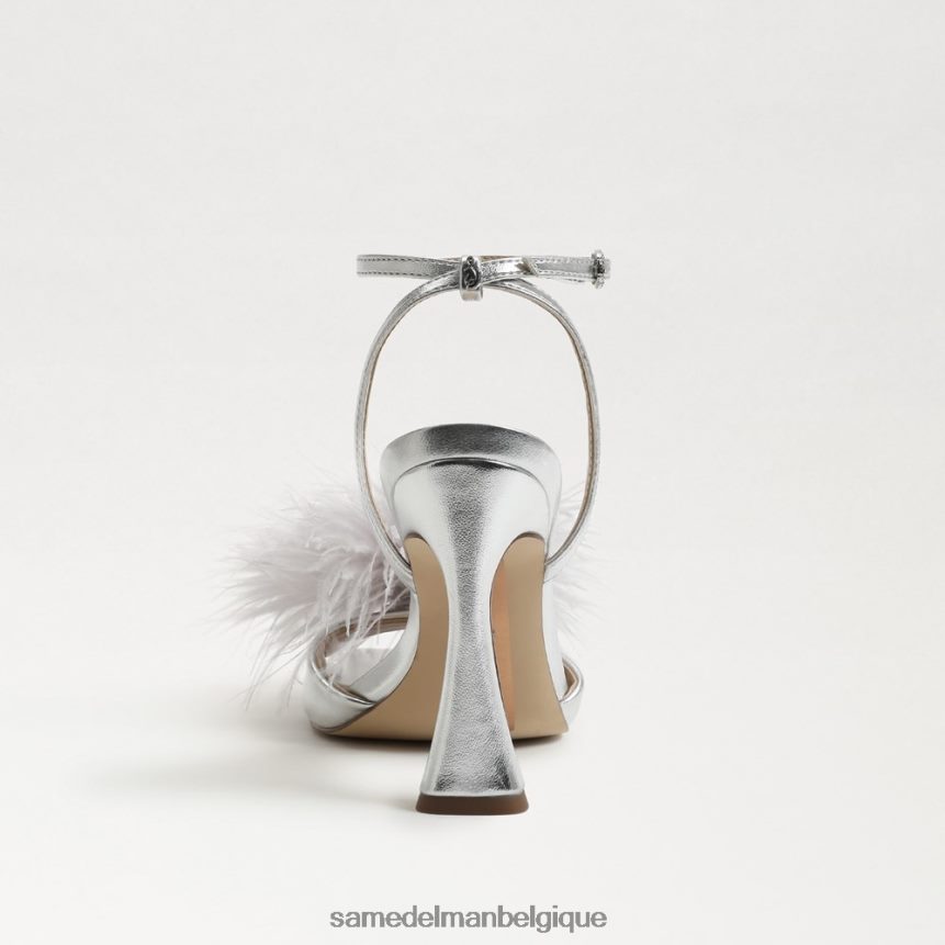 talon en plumes de Léon Sam Edelman femmes argent JZ0XZ0850 chaussure