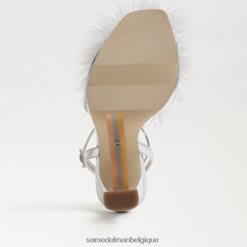 talon en plumes de Léon Sam Edelman femmes argent JZ0XZ0850 chaussure