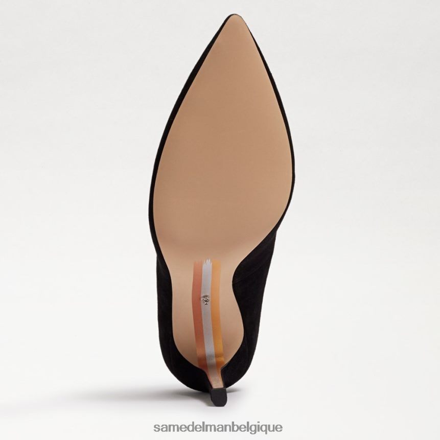 talon harriett à bout pointu Sam Edelman femmes Suède noir JZ0XZ0595 chaussure