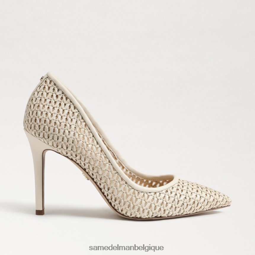 talon noisette à bout pointu Sam Edelman femmes Ivoire JZ0XZ0139 chaussure