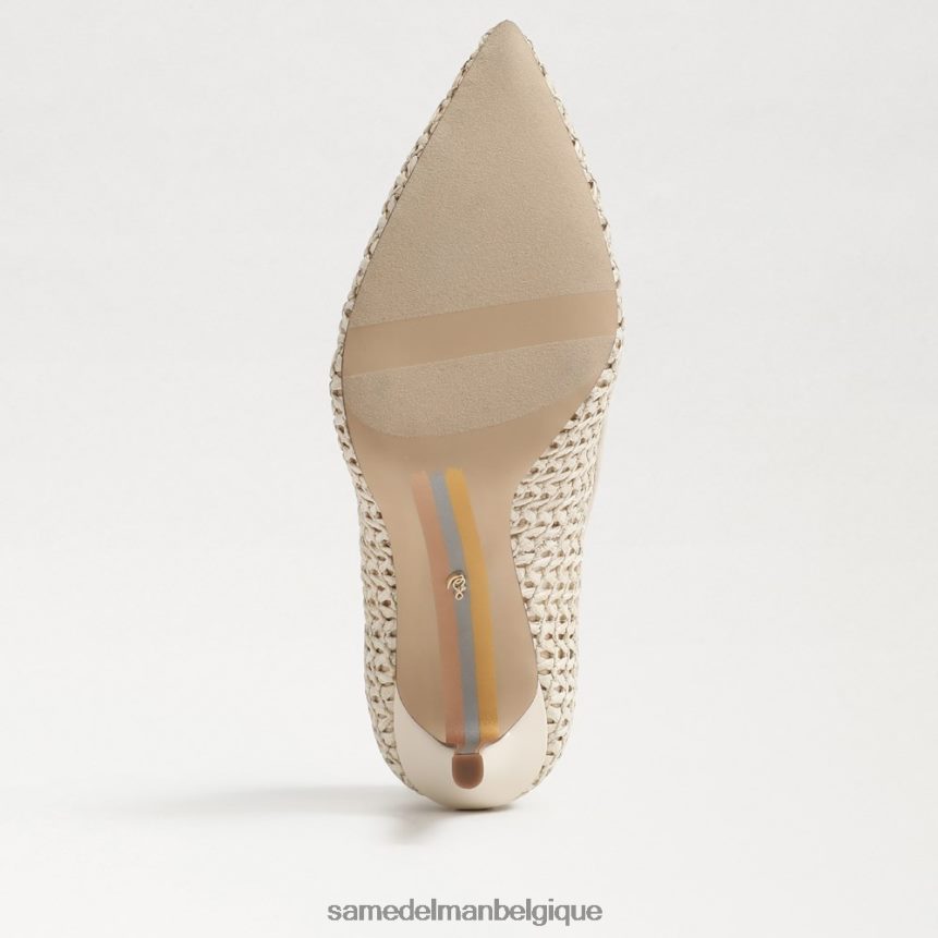talon noisette à bout pointu Sam Edelman femmes Ivoire JZ0XZ0139 chaussure