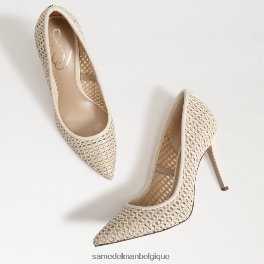 talon noisette à bout pointu Sam Edelman femmes Ivoire JZ0XZ0139 chaussure