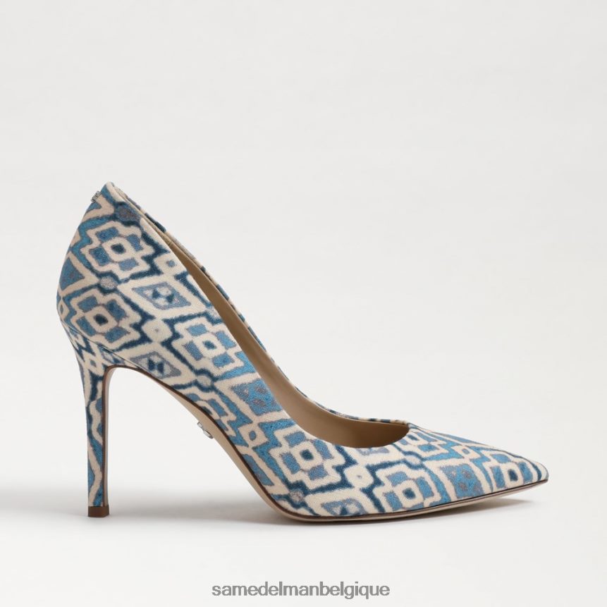 talon noisette à bout pointu Sam Edelman femmes bleu multicolore JZ0XZ0143 chaussure