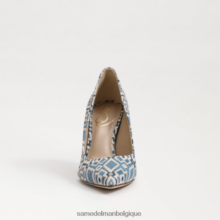 talon noisette à bout pointu Sam Edelman femmes bleu multicolore JZ0XZ0143 chaussure