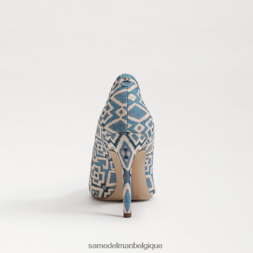 talon noisette à bout pointu Sam Edelman femmes bleu multicolore JZ0XZ0143 chaussure