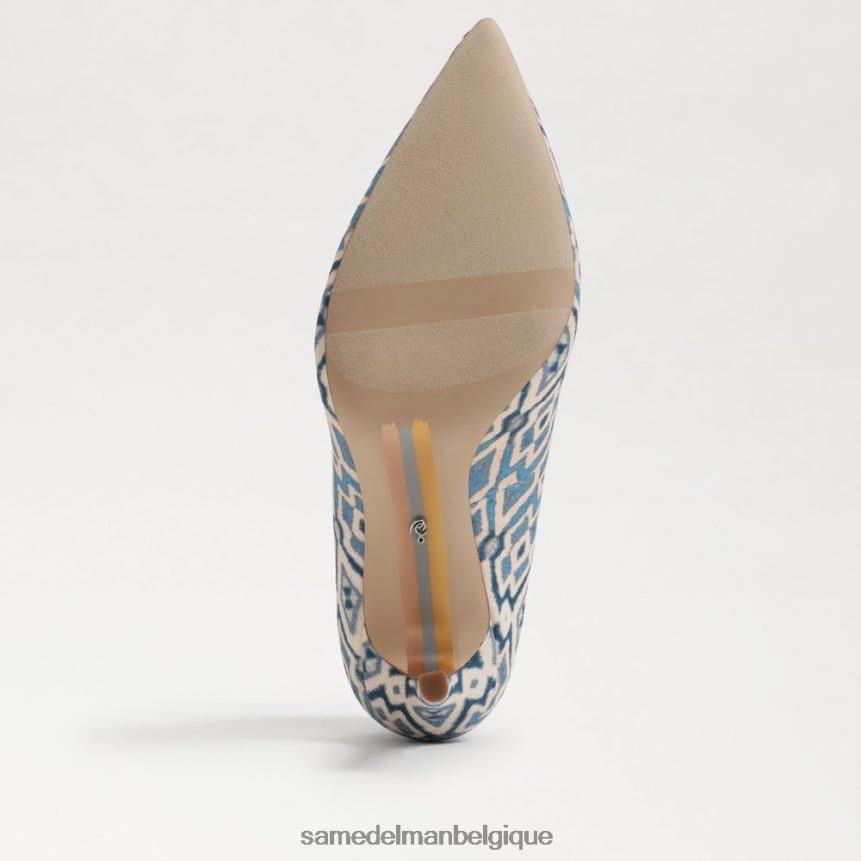 talon noisette à bout pointu Sam Edelman femmes bleu multicolore JZ0XZ0143 chaussure