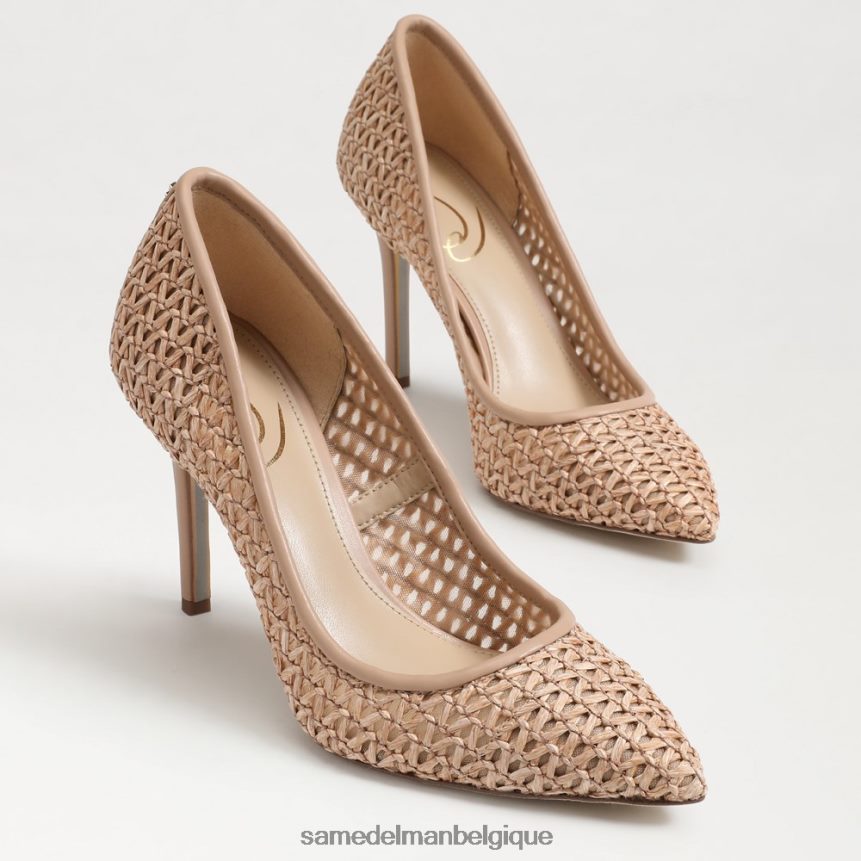 talon noisette à bout pointu Sam Edelman femmes bronzage chaud JZ0XZ0140 chaussure
