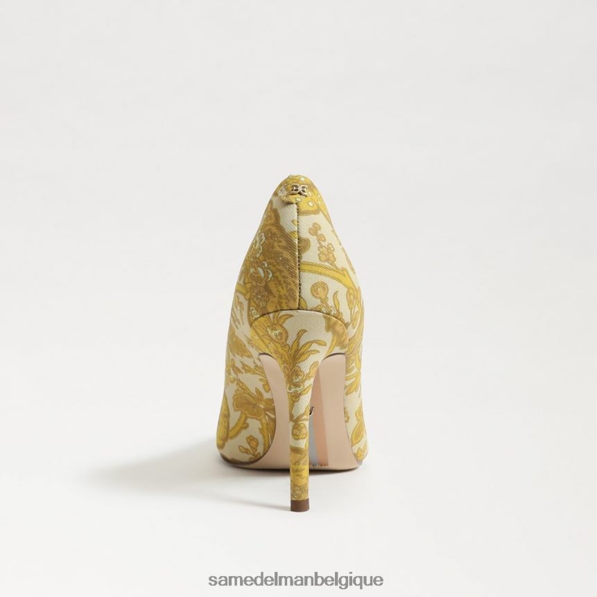 talon noisette à bout pointu Sam Edelman femmes curcuma JZ0XZ0134 chaussure