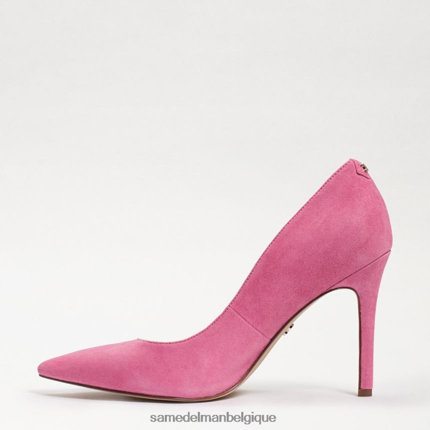 talon noisette à bout pointu Sam Edelman femmes daim rose confettis JZ0XZ0167 chaussure