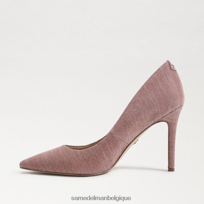 talon noisette à bout pointu Sam Edelman femmes rose en terre cuite JZ0XZ0145 chaussure