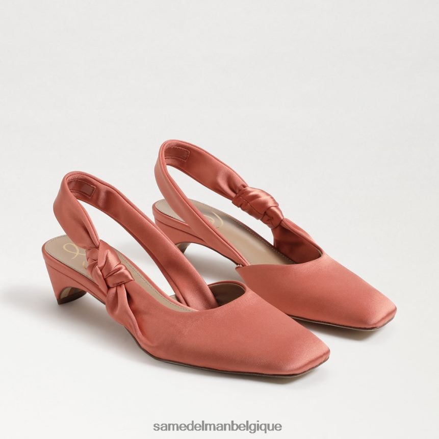 Meredith à talon chaton et à bride arrière Sam Edelman femmes orange canyon JZ0XZ0878 chaussure