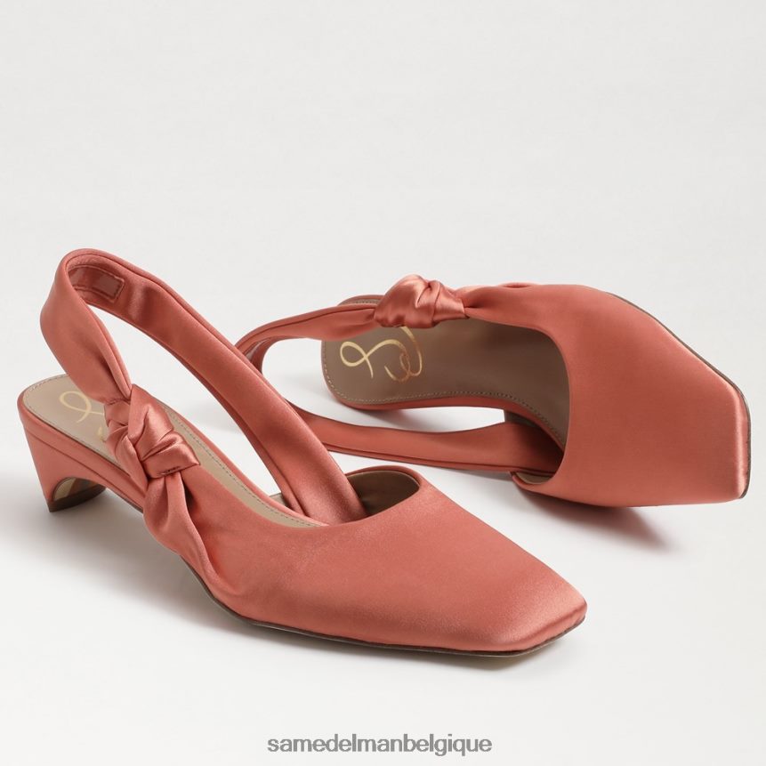 Meredith à talon chaton et à bride arrière Sam Edelman femmes orange canyon JZ0XZ0878 chaussure