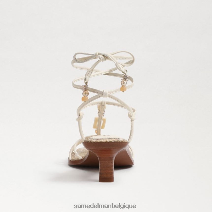 Sandale Dacie à petit talon et lanières Sam Edelman femmes ivoire moderne JZ0XZ0621 chaussure