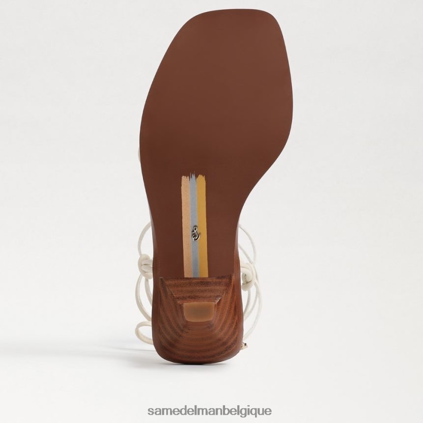 Sandale Dacie à petit talon et lanières Sam Edelman femmes ivoire moderne JZ0XZ0621 chaussure