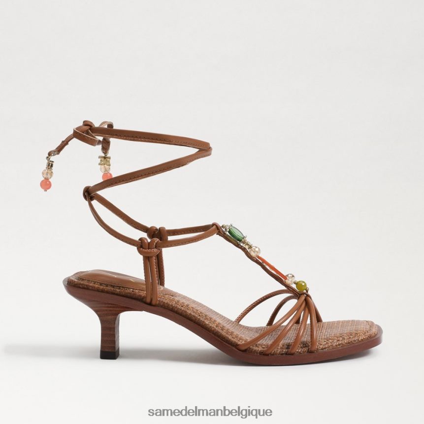 Sandale Dacie à petit talon et lanières Sam Edelman femmes selle JZ0XZ0620 chaussure