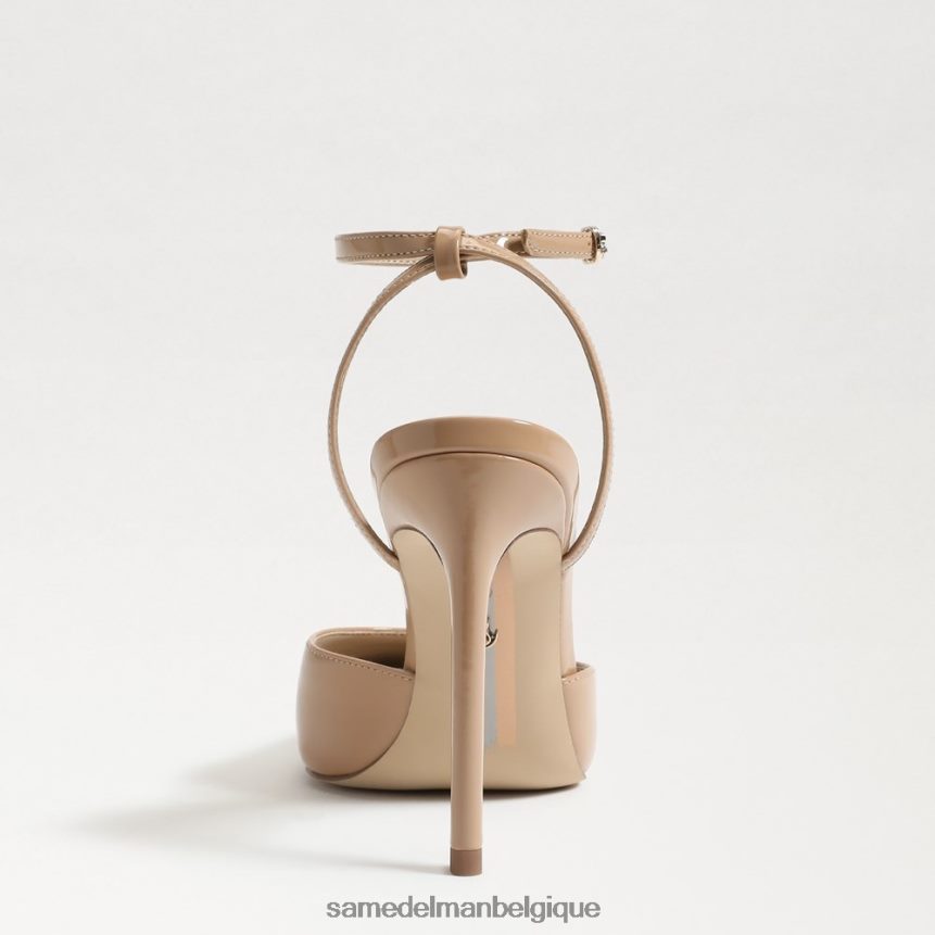 escarpin avril à bride arrière Sam Edelman femmes brevet de sable doré JZ0XZ0735 chaussure