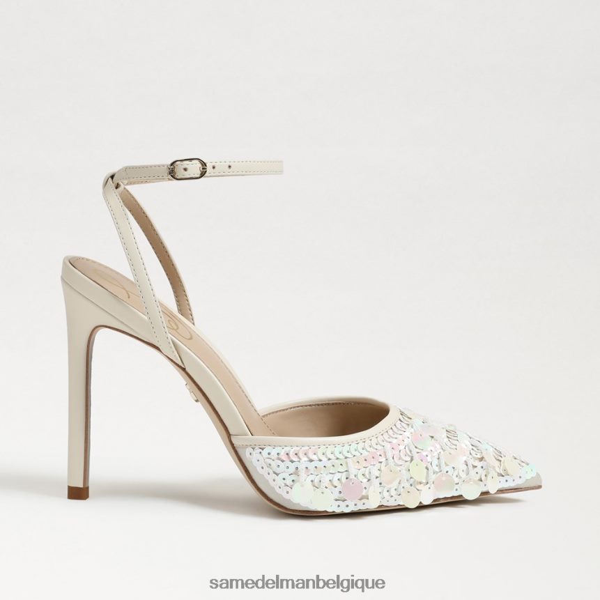 escarpin avril à bride arrière Sam Edelman femmes paillettes ivoire modernes JZ0XZ0734 chaussure