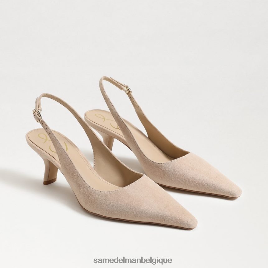 escarpin à bride arrière bianka Sam Edelman femmes daim cappuccino JZ0XZ098 chaussure