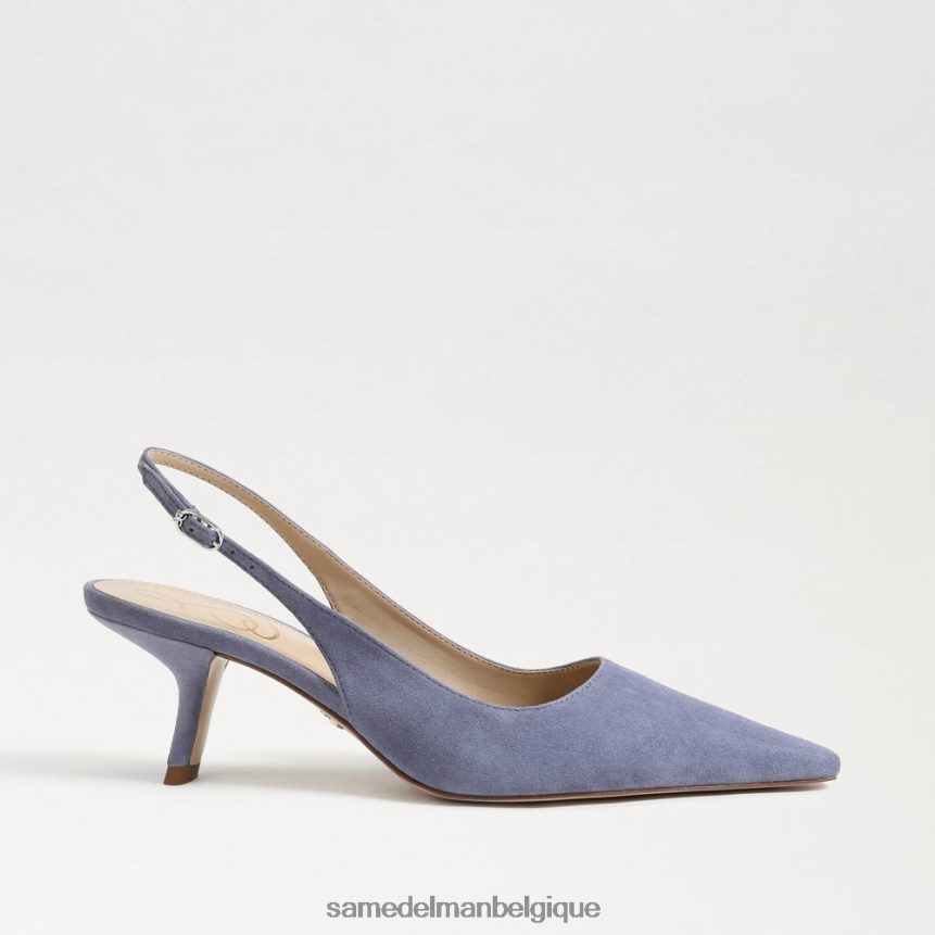escarpin à bride arrière bianka Sam Edelman femmes daim violet poussiéreux JZ0XZ096 chaussure